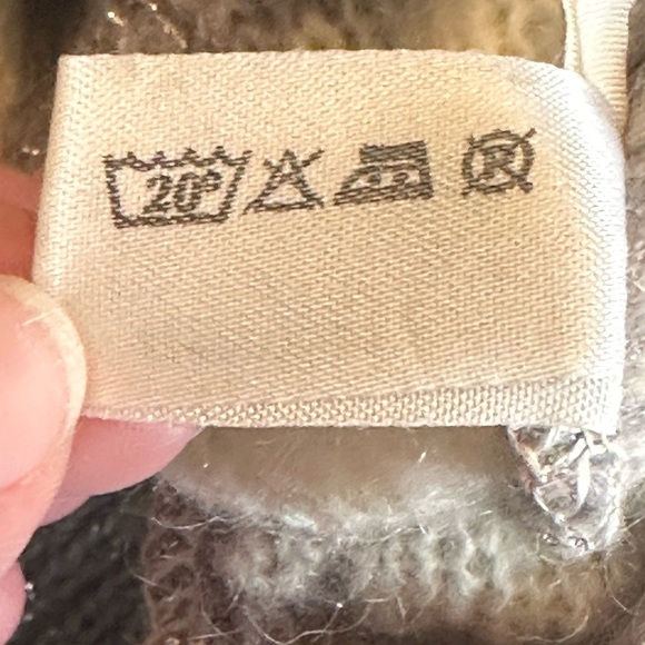 Ribot Italy | Vintsge 80s Mohair Blend Crewneck Dolman Sleeve Checkered Sweater - Picture 8 of 10